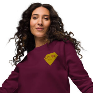 Gem of Virginia Gold Edition - Unisex organic raglan sweatshirt